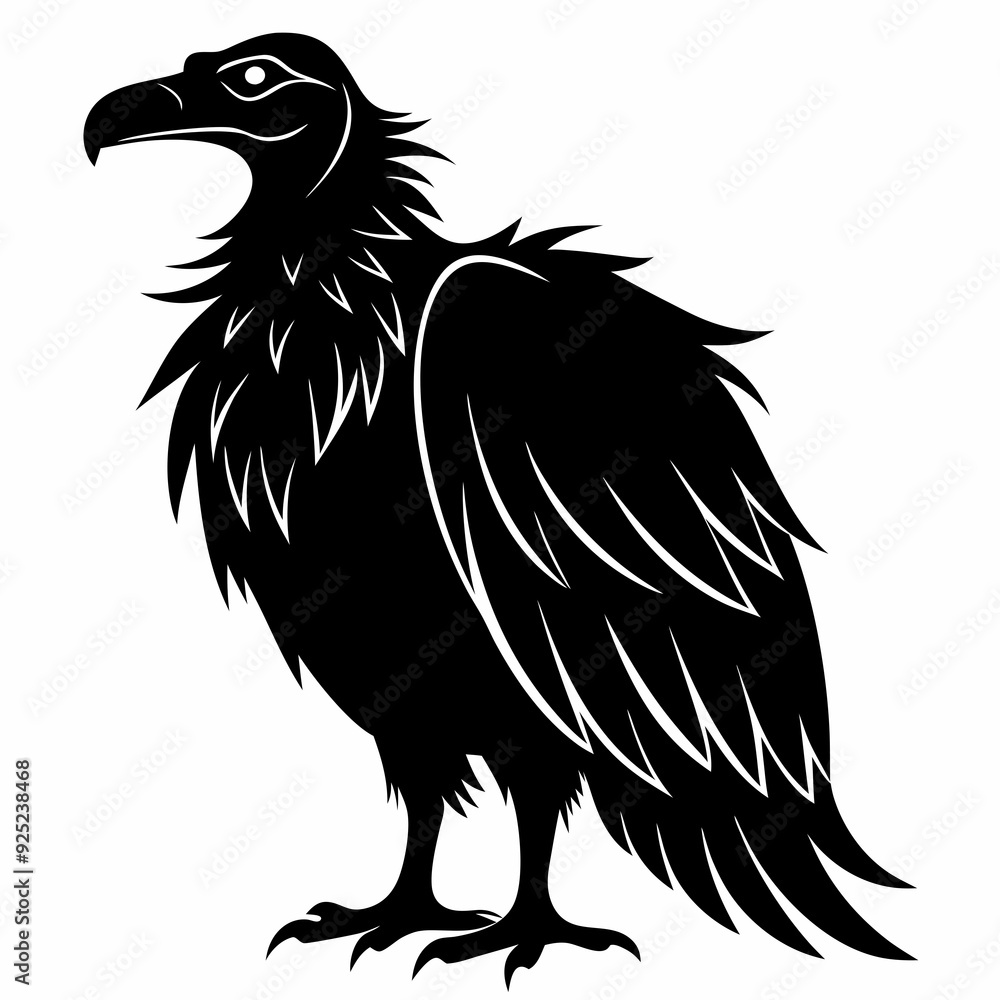 Vulture Black silhouette Vulture Black silhouette