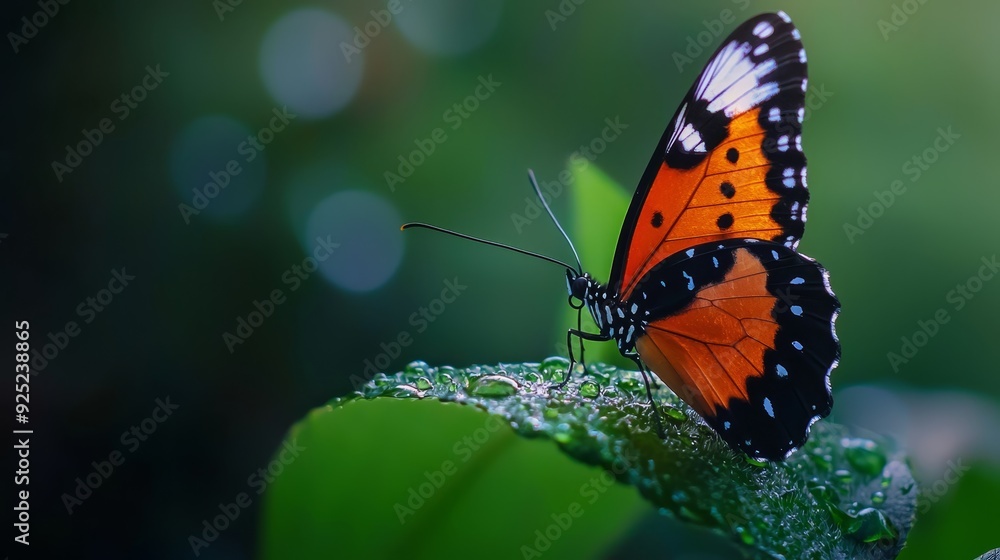 wings speckled with water droplets, background softly blurred wings speckled with water droplets, background softly blurred