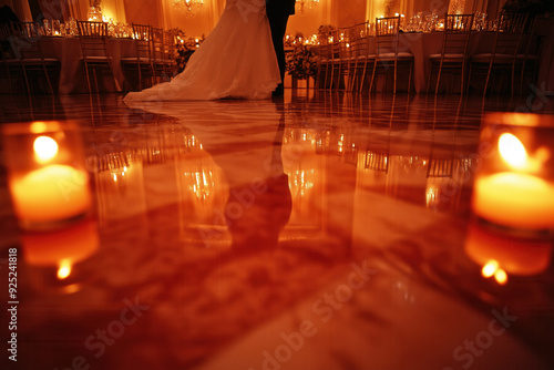 Wedding reception dance floor