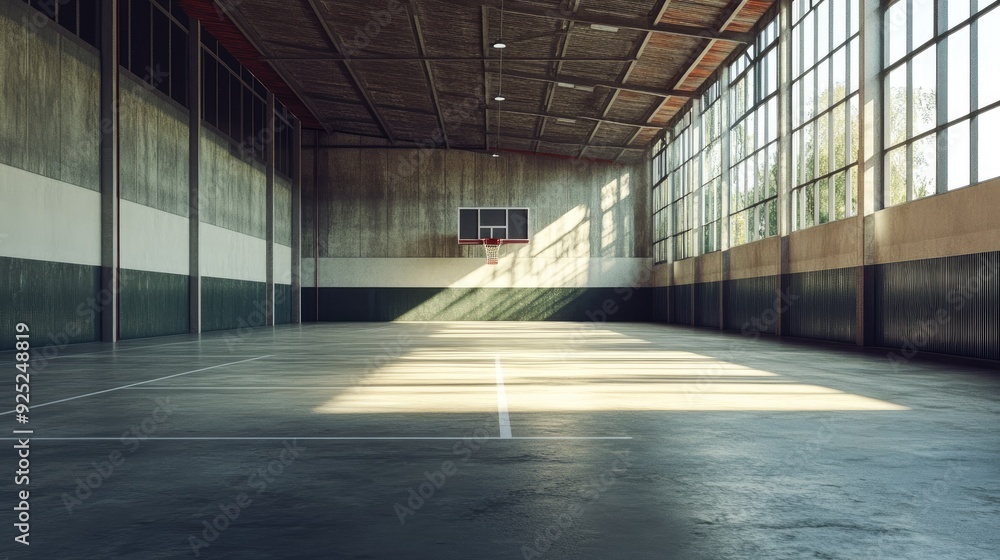 Large multi-purpose cement yard with clean, open space. Ideal for sports, events, or industrial activities.