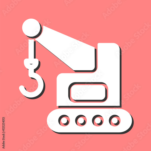 Lifter Crane Vector Icon