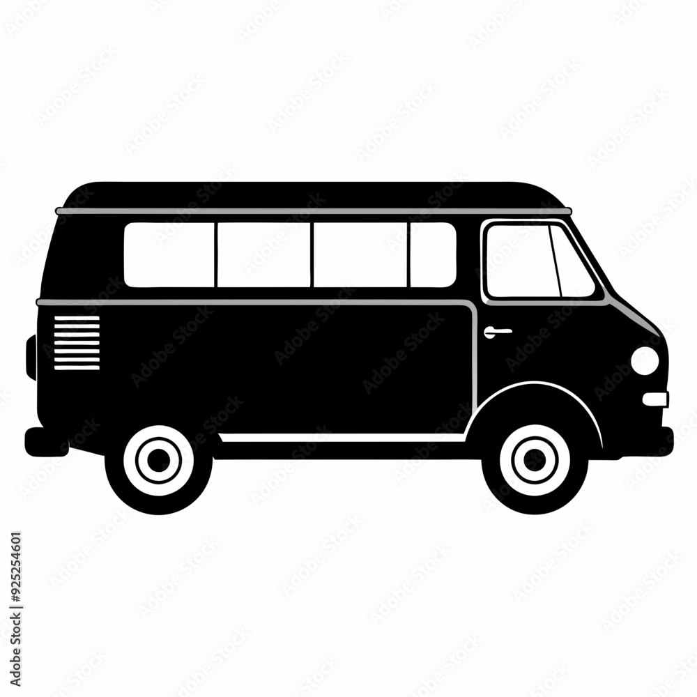 Van Black silhouette Van Black silhouette