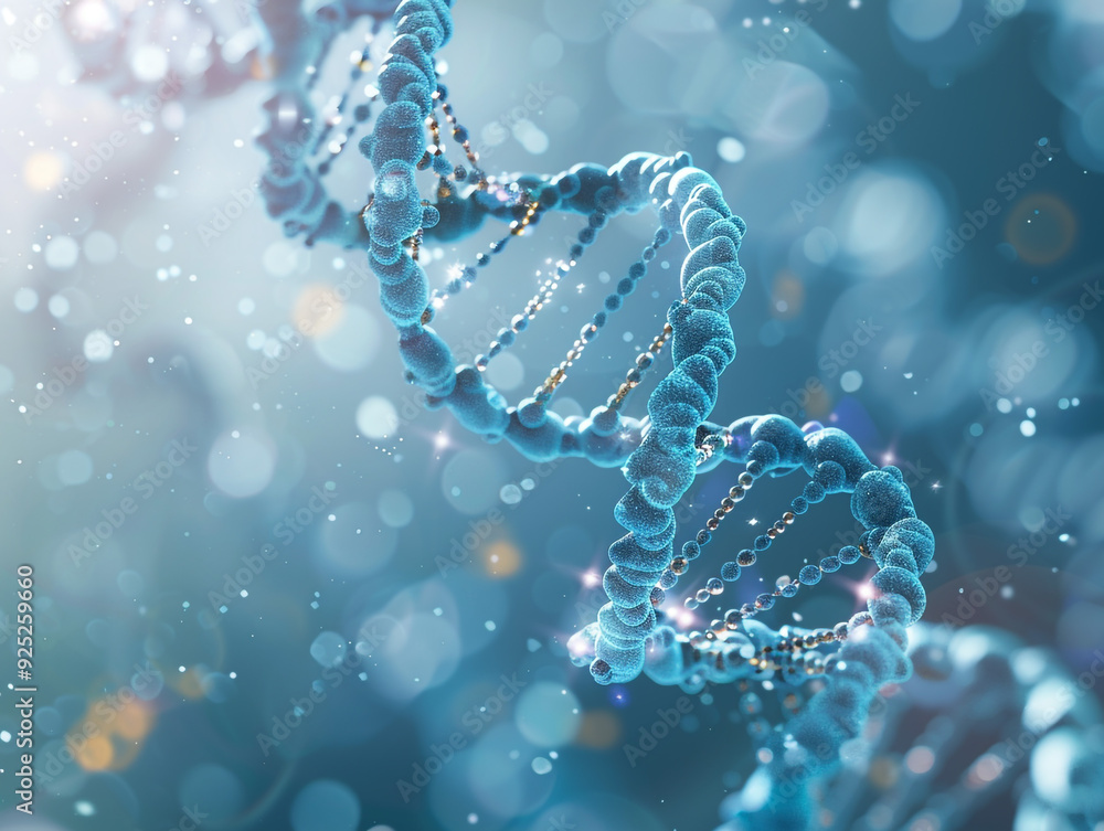 Close Up View Of DNA Medical Science Concept Background Close Up View Of DNA Medical Science Concept Background