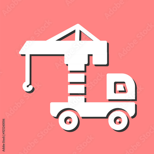 Lifter Crane Vector Icon