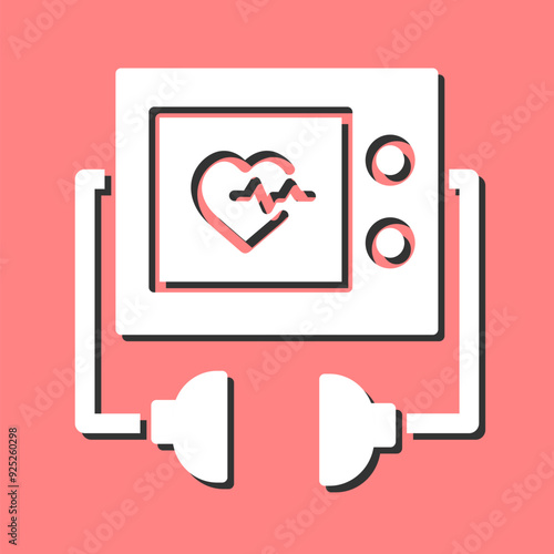 Defibrillator Vector Icon