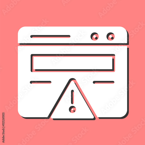 Web Error Vector Icon