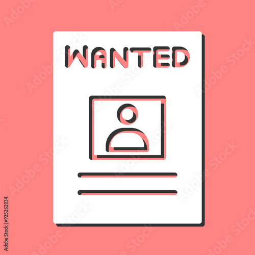 Wanted Poster Vector Icon
