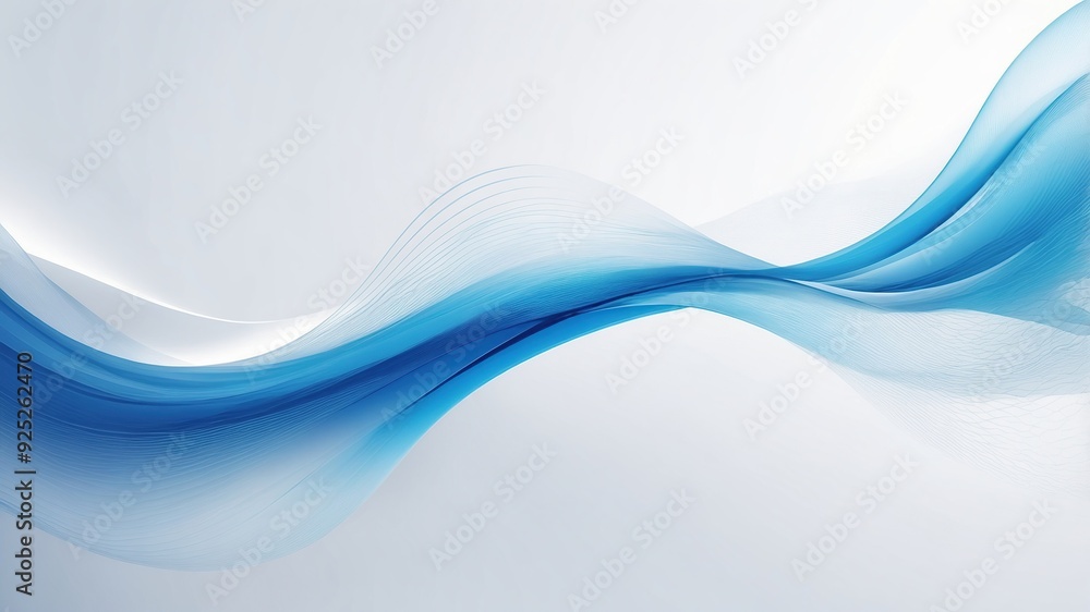 Abstract Blue Wave Background Abstract Blue Wave Background