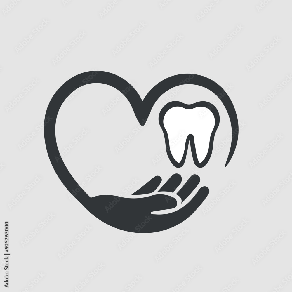 hand holding a tooth icon, dental and health care vector symbol
hand holding a tooth icon, dental and health care vector symbol