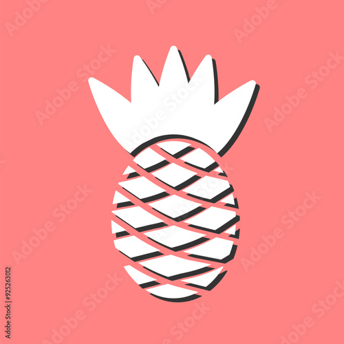 Pineapple Vector Icon