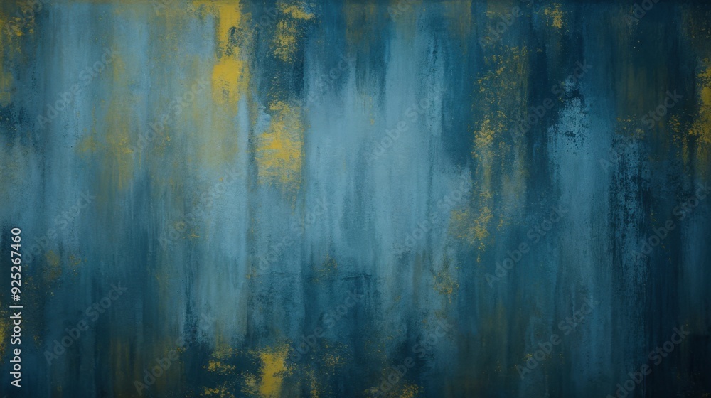 Obraz premium Immerse in Tranquil Abstract Deep Blue Canvas