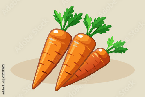 Carrot Vector Illustration for Graphic Design