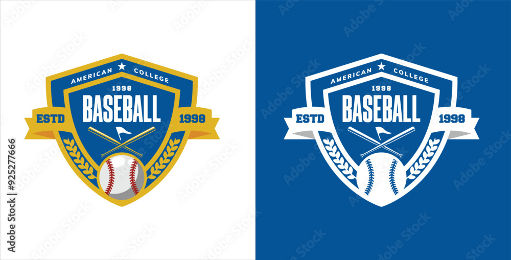 Fototapeta premium baseball logo design
