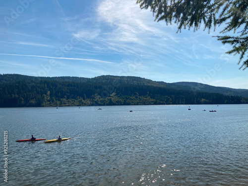 Obraz na płótnie Der Schluchsee im Schwarzwald w salonie