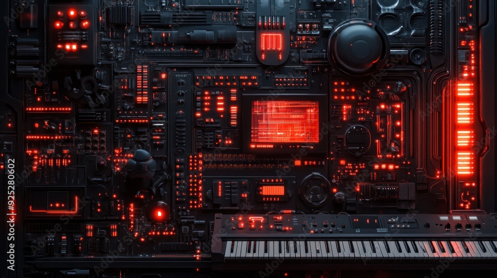 Futuristic Synth Panel Futuristic Synth Panel