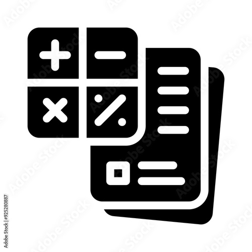 math glyph icon