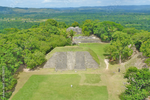 Xunantunich -  Ancient Maya archaeological site in western Belize with pyramid El Castillo photo