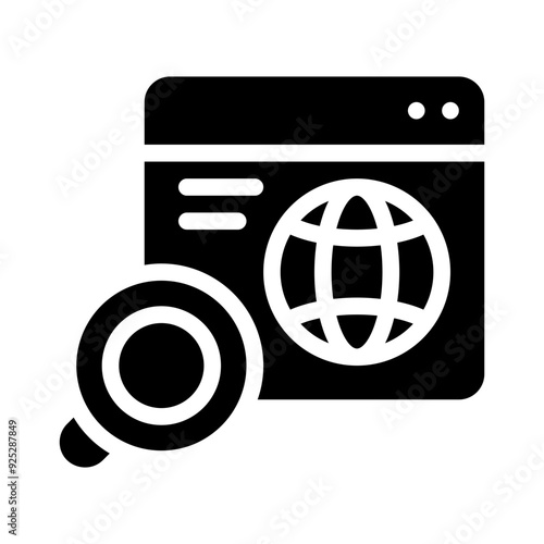 browser glyph icon