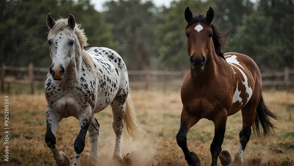 horse and foal