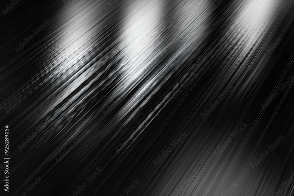 Glossy black metal background with fine grain and a polished finish reflecting light in a sleek modern style Glossy black metal background with fine grain and a polished finish reflecting light in a sleek modern style