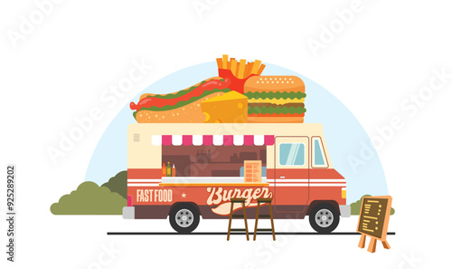 food truck illustration