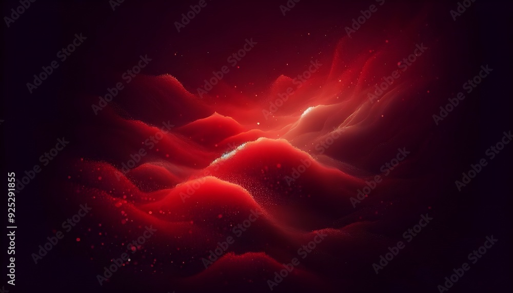 Abstract Red Nebula Background - Cosmic Art Abstract Red Nebula Background - Cosmic Art