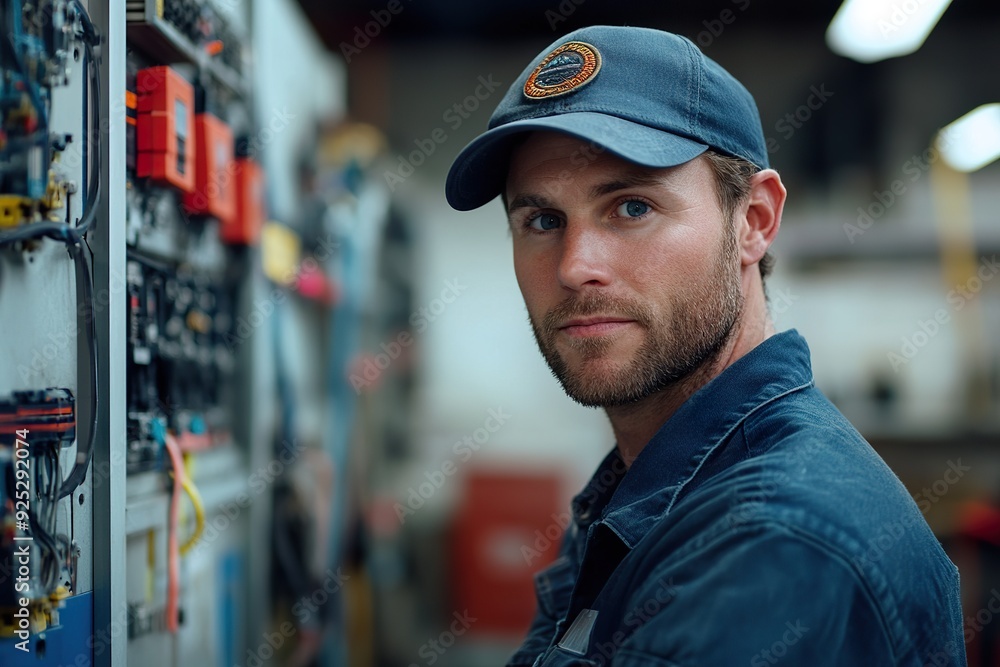 Skilled Electrician Poised for Appliance and Vehicle Repairs Skilled Electrician Poised for Appliance and Vehicle Repairs