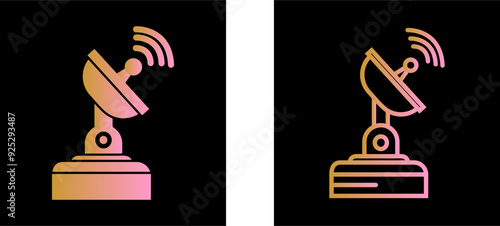 Communication Satellite Vector Icon