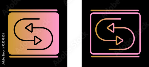 Reverse Arrow Vector Icon