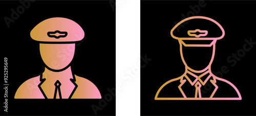 Flight Captain Vector Icon