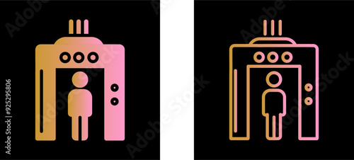 Airport Security Vector Icon