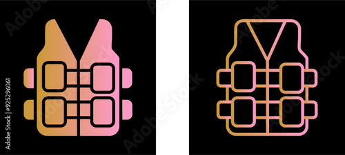 Bullet Proof Vest Vector Icon