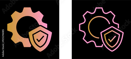 Protected System Vector Icon