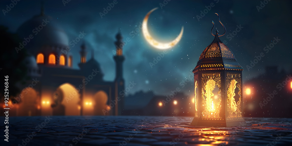 Fototapeta premium Islamic art wallpapers for Ramadan