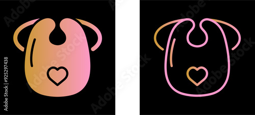 Baby Bib Vector Icon