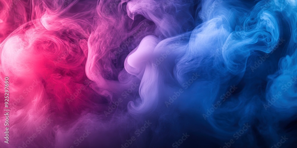 Abstract smoke on a dark background , ai Abstract smoke on a dark background , ai