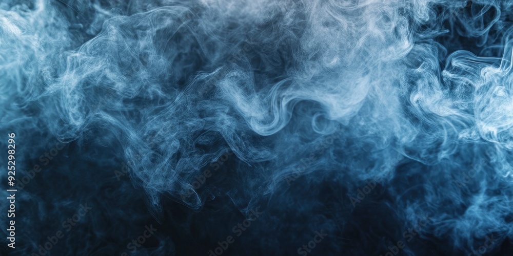 Abstract smoke on a dark background , ai Abstract smoke on a dark background , ai