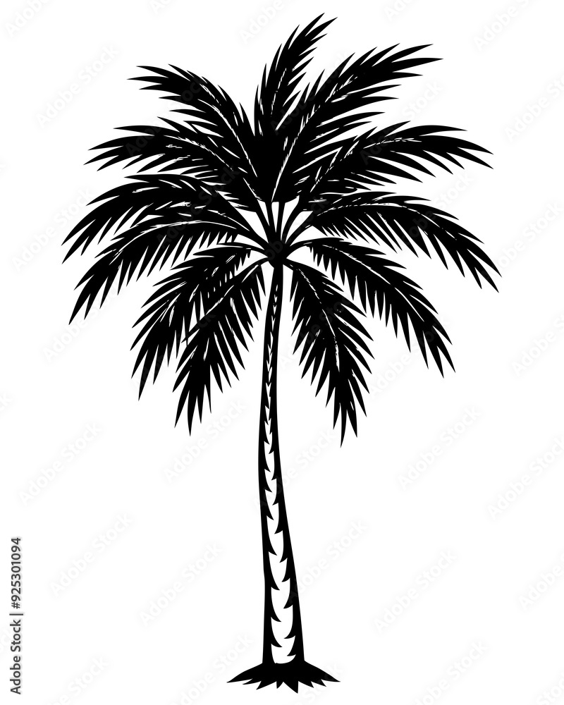 Fototapeta premium plam tree eps vector bundle 