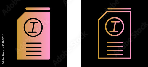 Italic Vector Icon