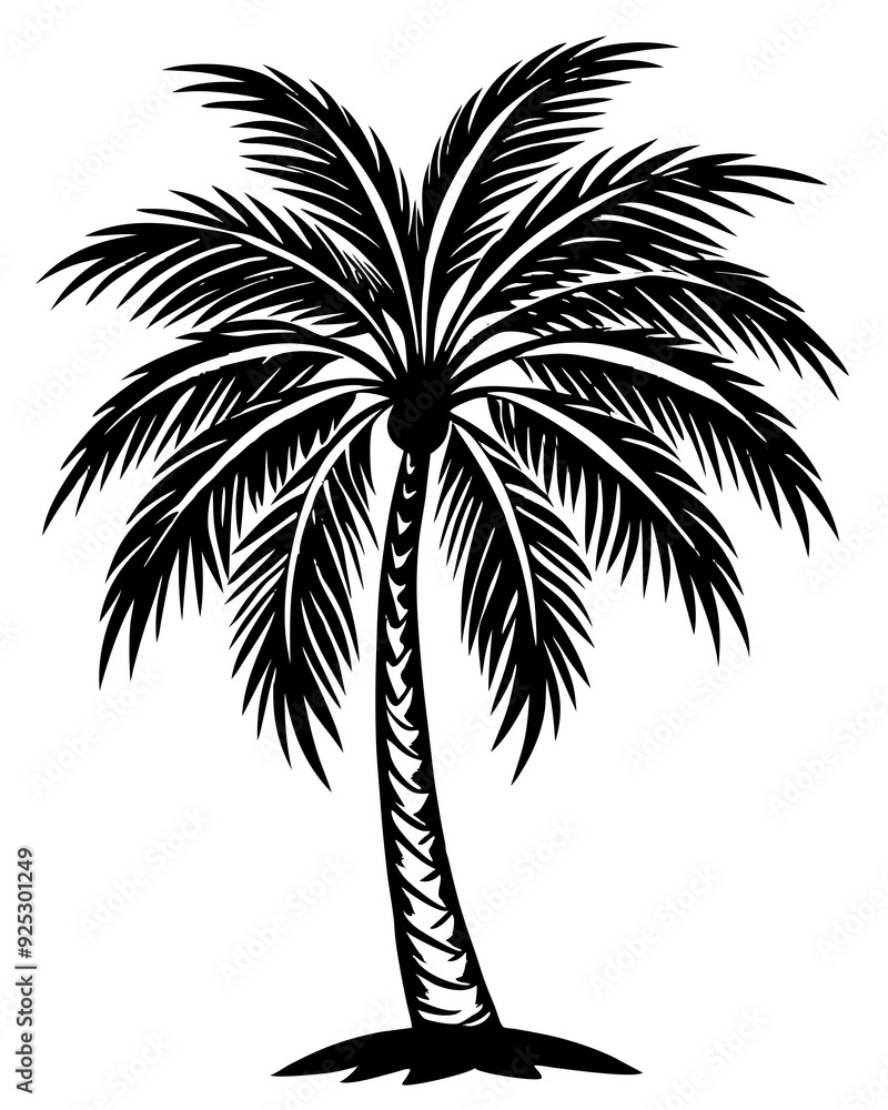 Obraz premium plam tree eps vector bundle 