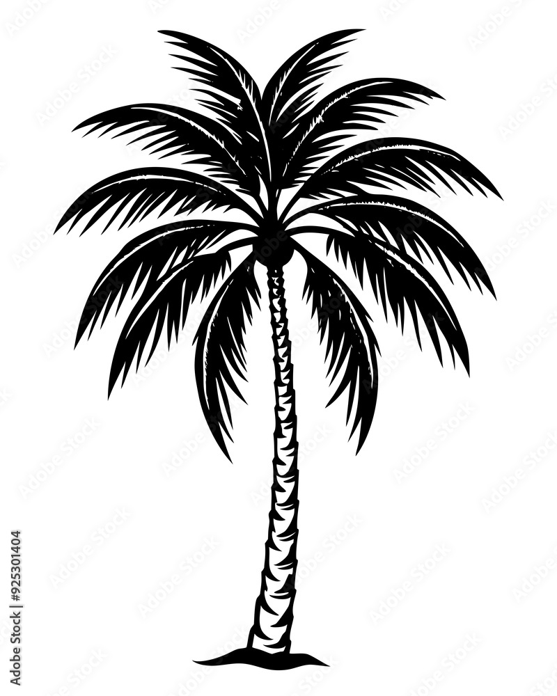 Fototapeta premium plam tree eps vector bundle