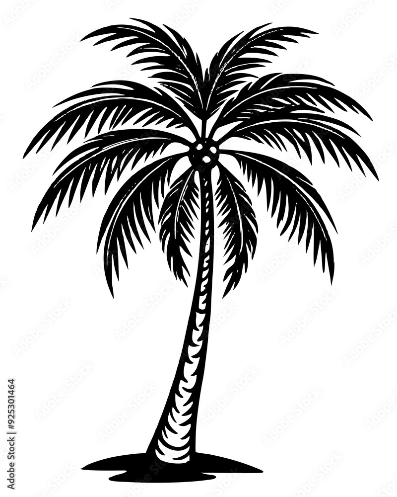 Obraz premium plam tree eps vector bundle 