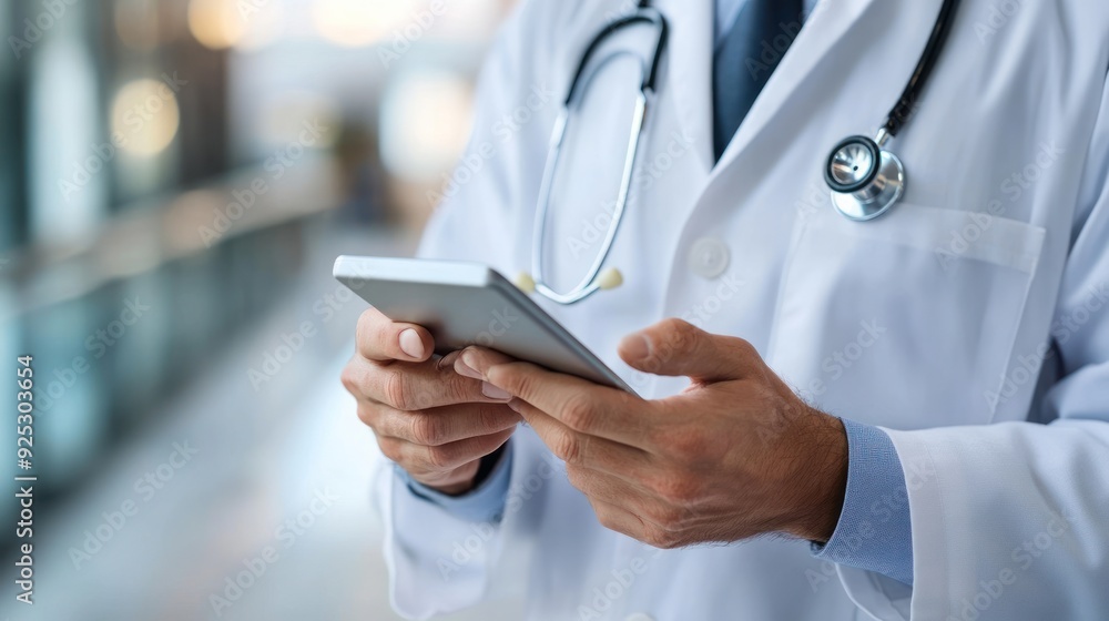 Doctor Using Tablet Doctor Using Tablet