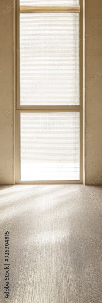 Fototapeta premium Interior design composition with minimalist ornaments beautiful interplay of light and shadows in a luxury apartment. Interiors image with premium decor.