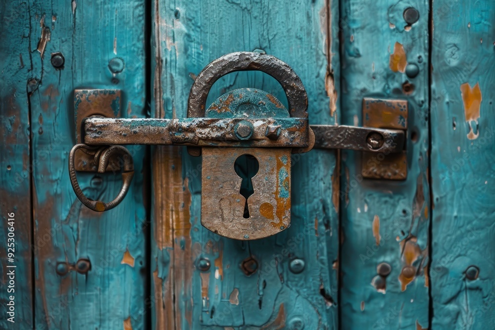 A detailed view of a door featuring a secure lock mechanism, Regularly updating software to address security vulnerabilities A detailed view of a door featuring a secure lock mechanism, Regularly updating software to address security vulnerabilities