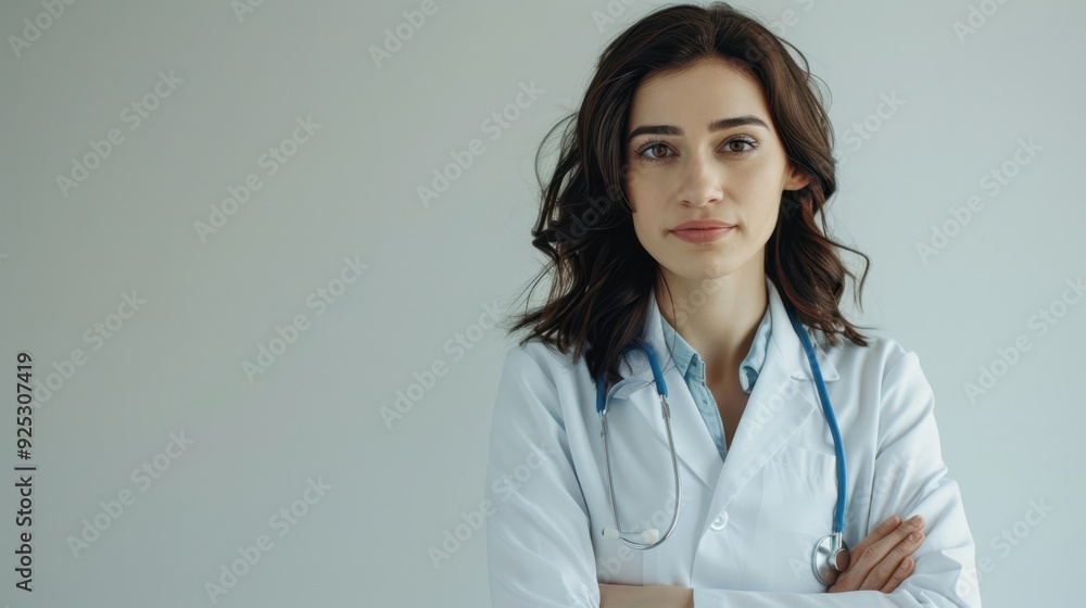 The young confident doctor The young confident doctor