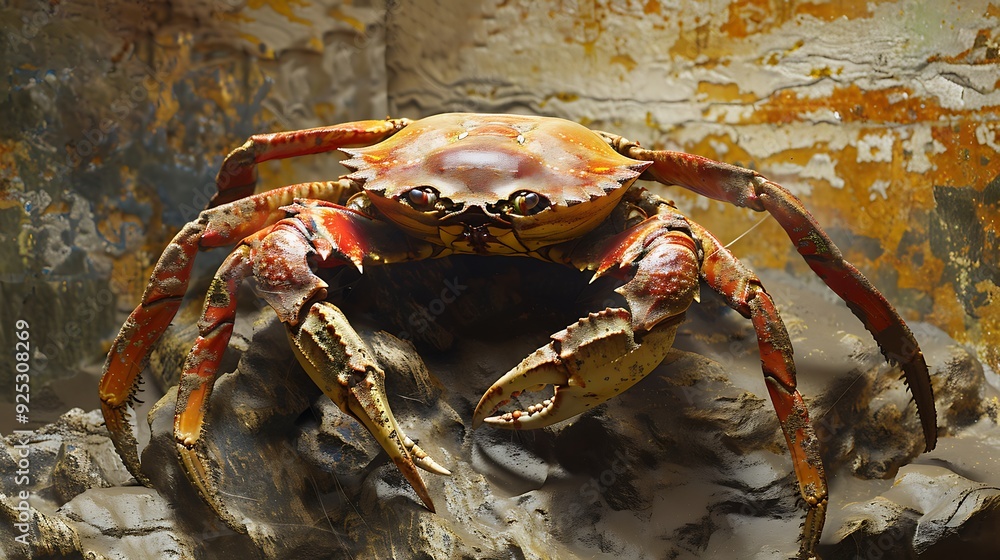 Crab on the foundation of a sharp object Crab on the foundation of a sharp object
