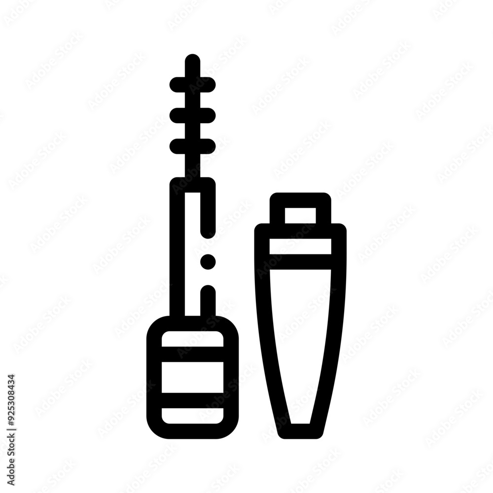 Obraz premium mascara line icon