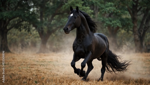 horse in the field