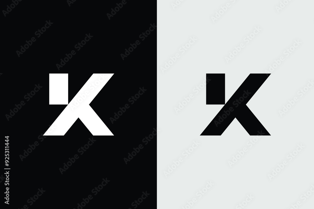abstract Modern letter K Creative logo, minimal real estate house letter K logo template abstract Modern letter K Creative logo, minimal real estate house letter K logo template